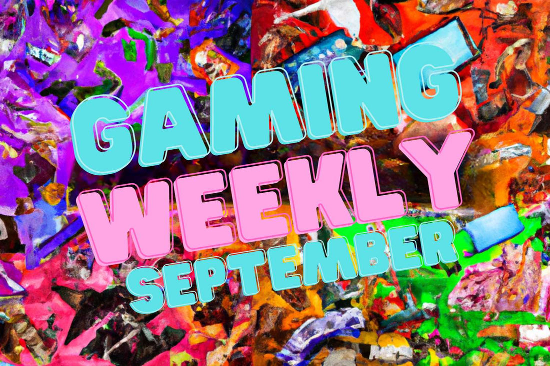gaming weekly banner - all the updates needed for gamers