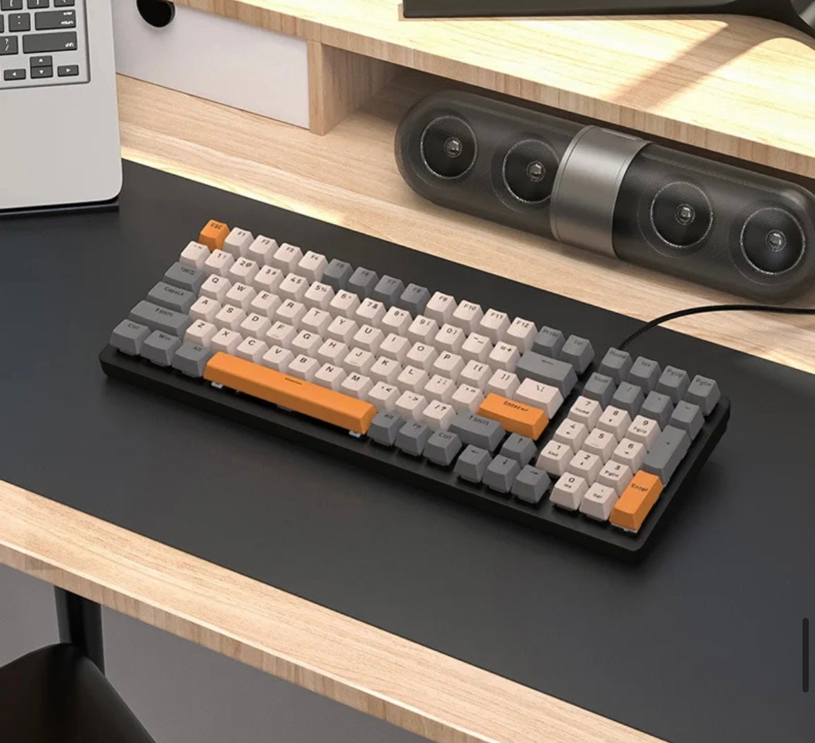 LED Mechanichal Gaming Keyboard Red Switch 100 KEY