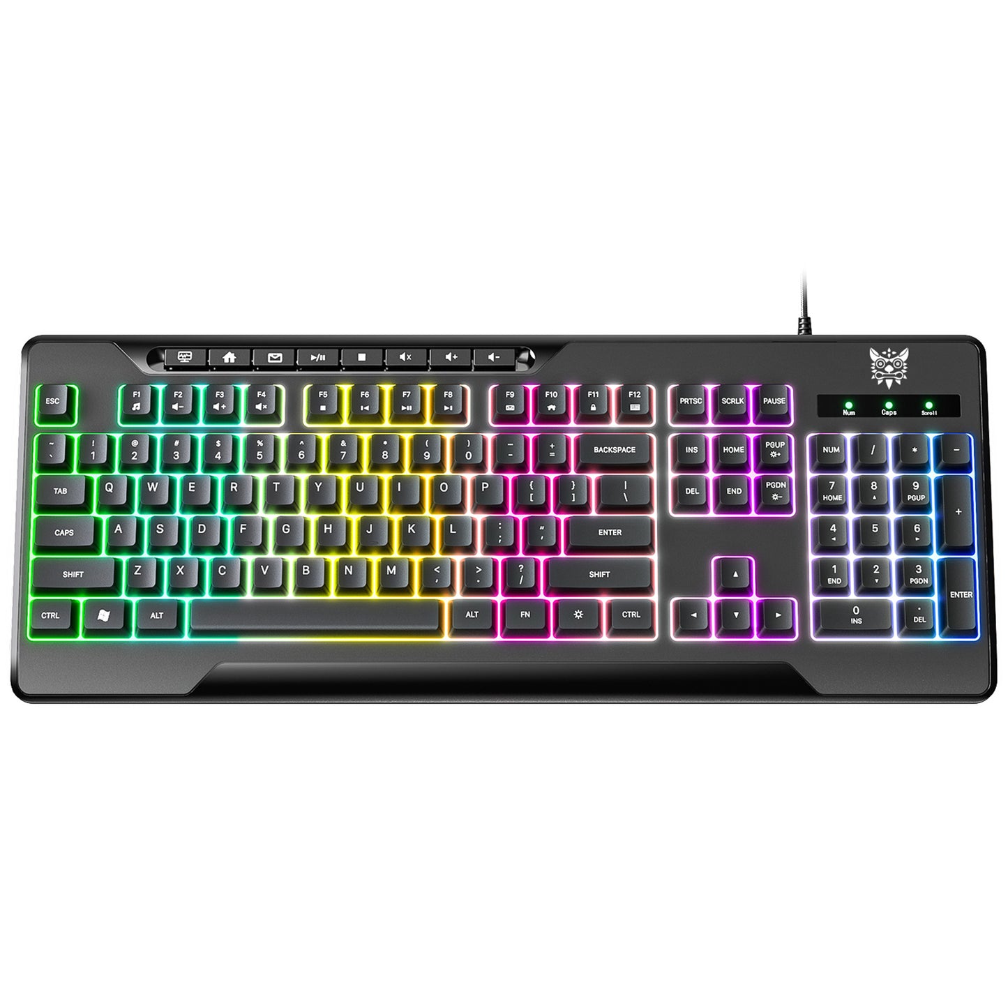 5 IN 1 Black Computer RGB Gaming Keyboard Mouse And Mouse Pad Gaming Keyboard Combo With Mouse Gift Set