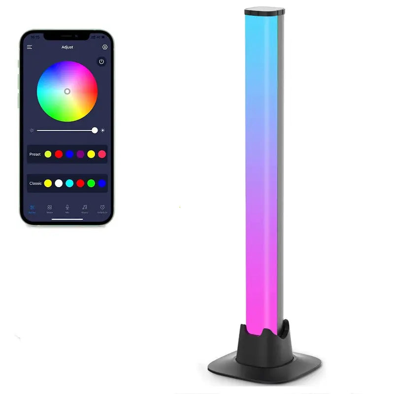 1pc Smart RGB LED Light Bars Night Light With BT APP Control Music Rhythm Lights Backlight For Gaming TV Room Decoration Lamp