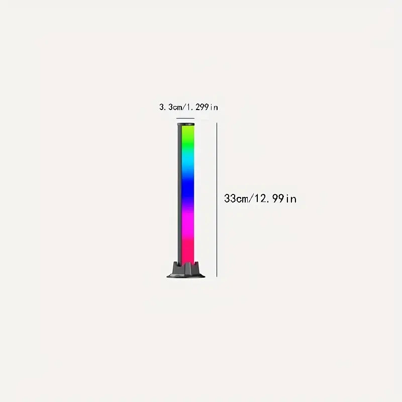 1pc Smart RGB LED Light Bars Night Light With BT APP Control Music Rhythm Lights Backlight For Gaming TV Room Decoration Lamp
