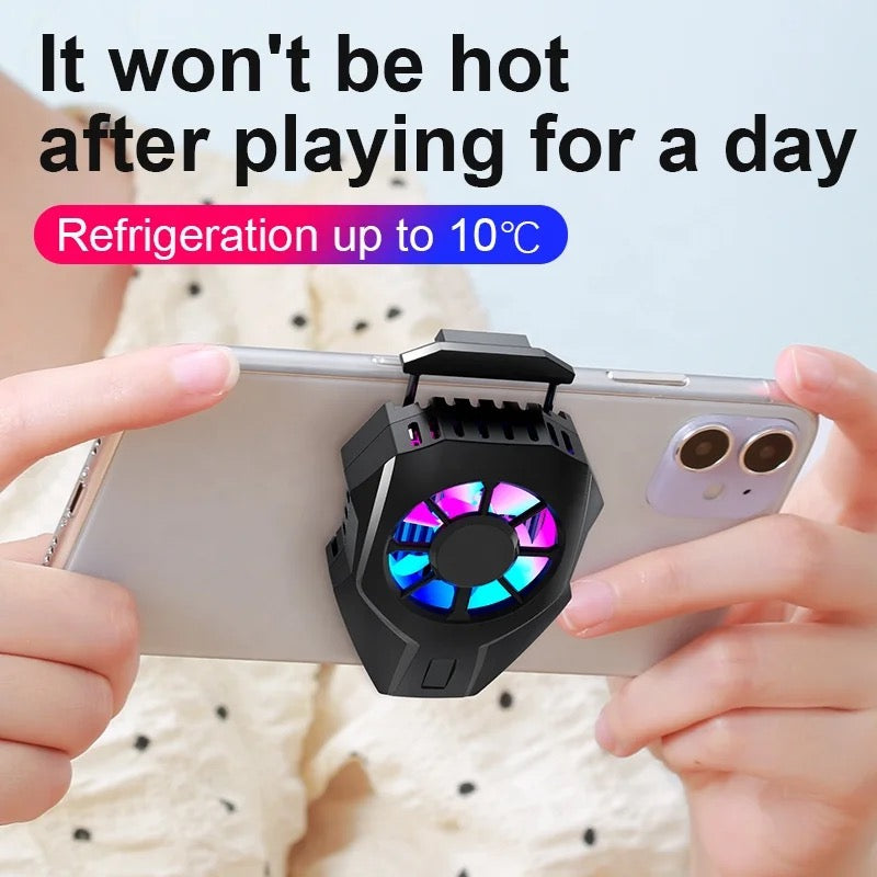 Gaming Cooler Mobile Phone Cooler Radiator PUBG Gaming Accessories Mobile Cooling Fan For Phone Semiconductor Radiator