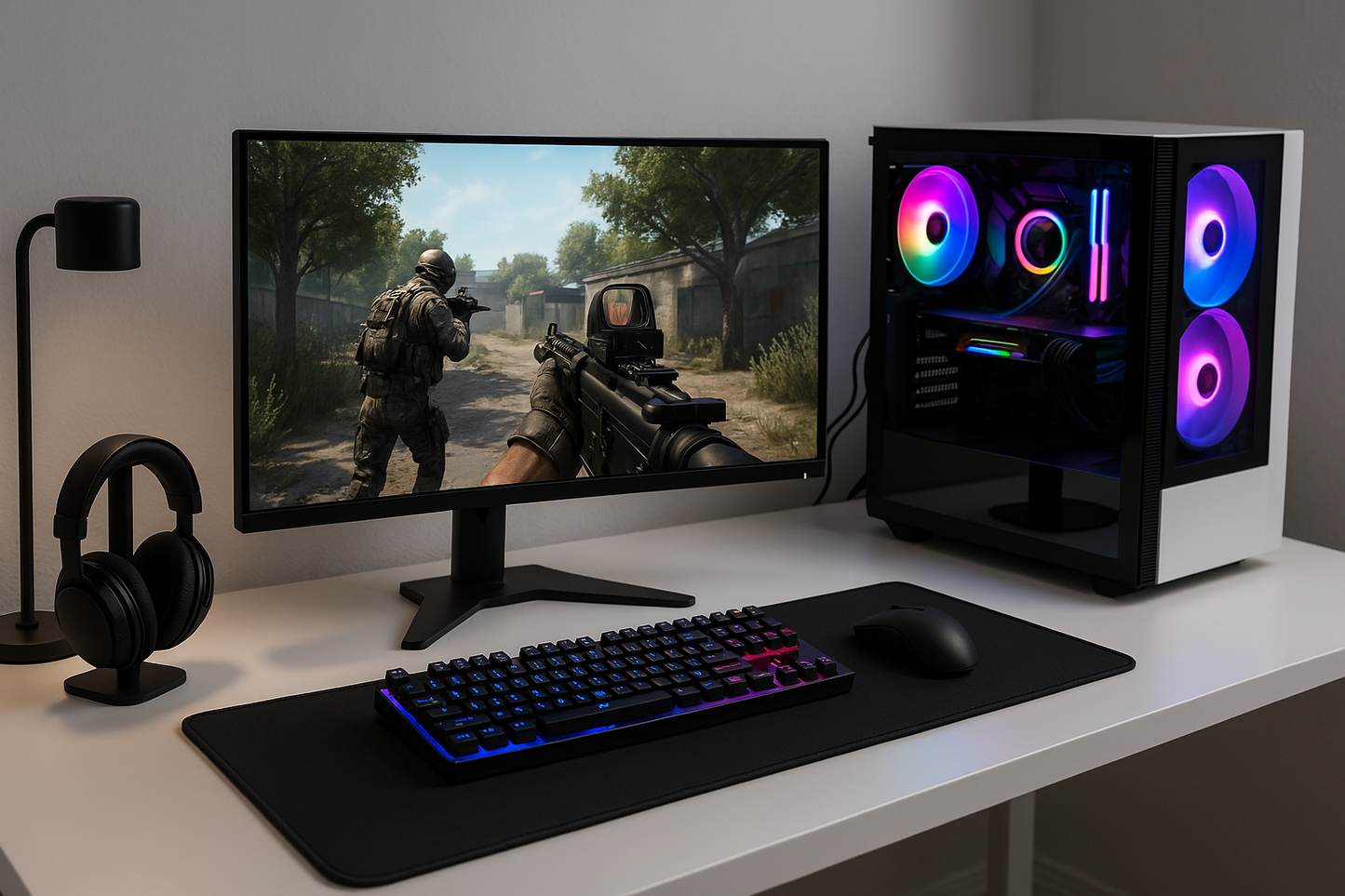 Veritas Gaming 27” 4K 60 HZ UHD Gaming Monitor –  Ultra-Slim Design and Fast Response