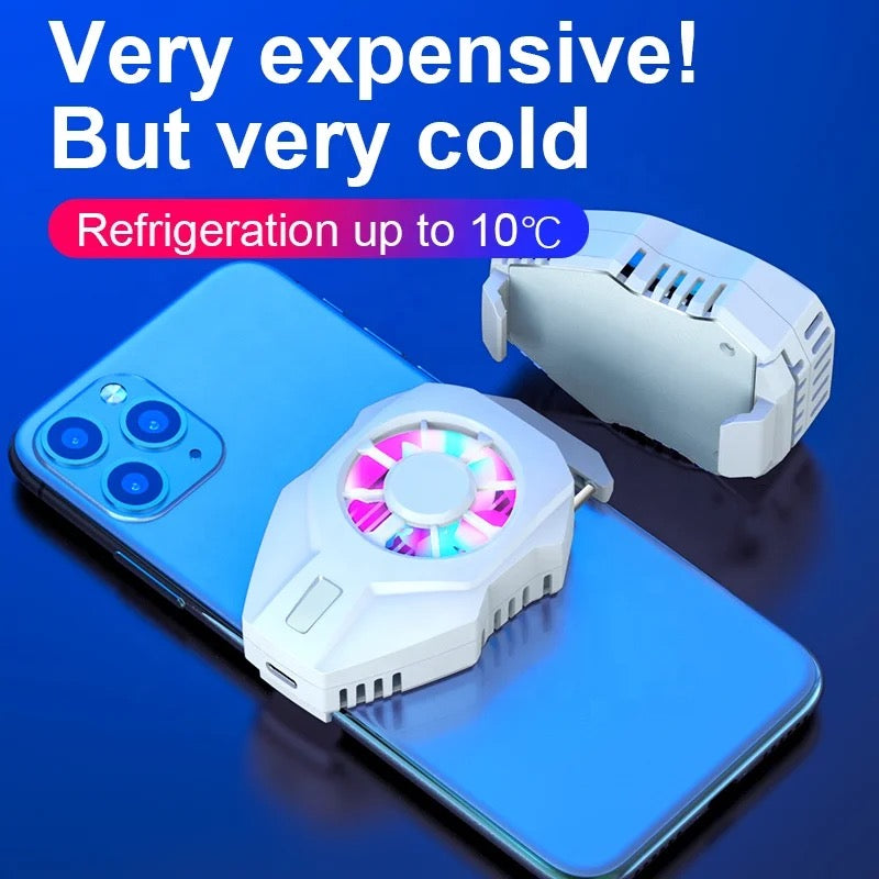 Gaming Cooler Mobile Phone Cooler Radiator PUBG Gaming Accessories Mobile Cooling Fan For Phone Semiconductor Radiator
