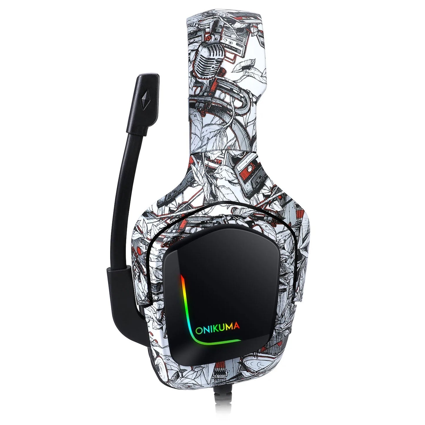 New Styles Camo/black Gaming Headset Headphones Over ear on ear headset with Microphone for PC Xbox One PS4
