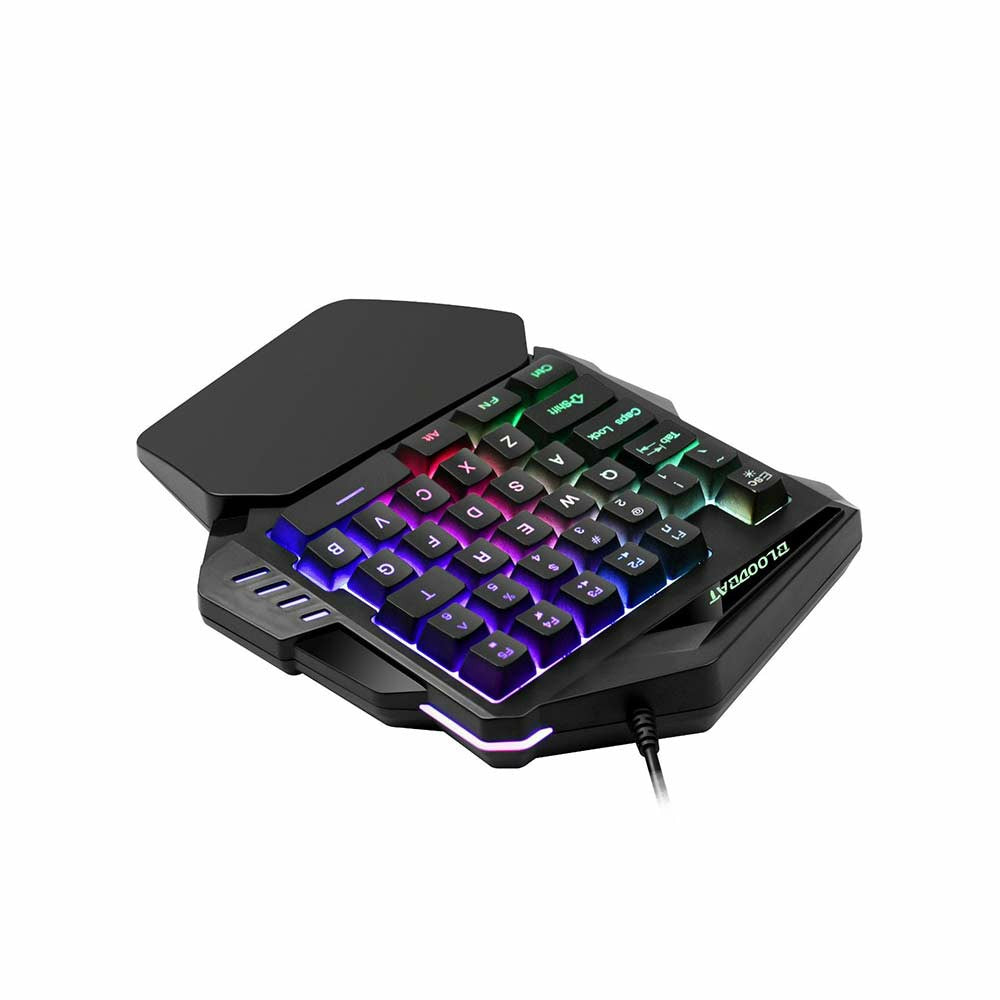 Gaming Keyboard + Mouse Set Anti-slip Wheel USB Wired Single Handedly Keyboard for PS4 Xbox One PC 360 Gaming