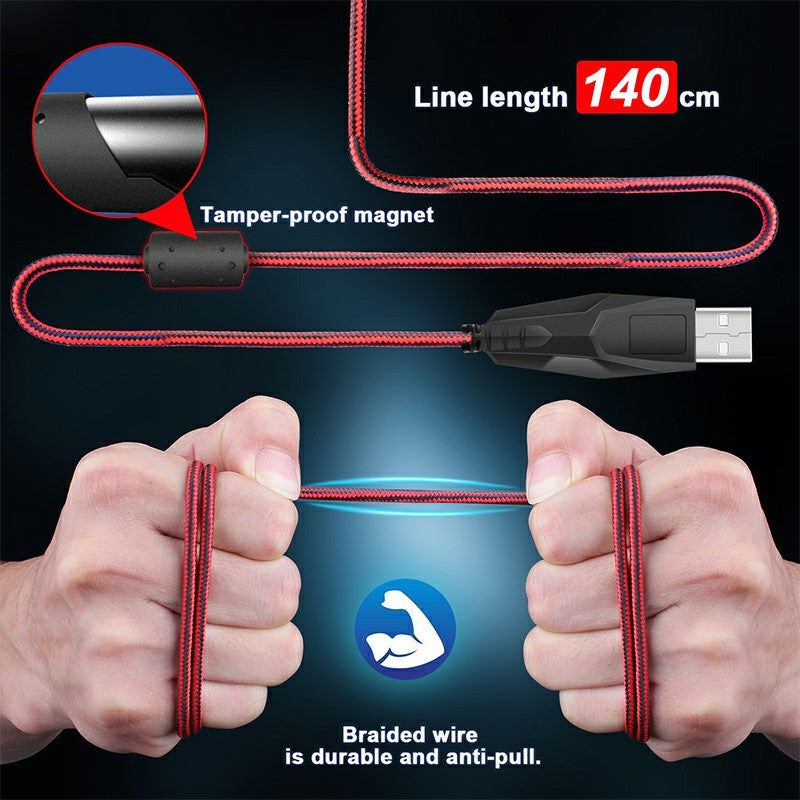 5500 dpi Optical Wired Gaming Mouse LED Backlit Professional Gaming Mouse