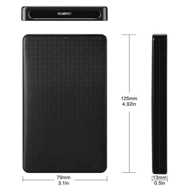 Slidable Installation 2.5 inch SATA USB 3.0 Hard Disk Drive SSD External Enclosure Mobile Case