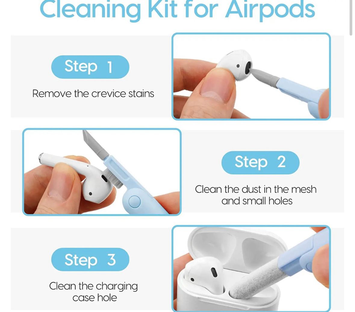 Multifunctional Keyboard Earphone Electronics Cleaner Brush Kit 7 in 1 Computer Phone Cleaning Set