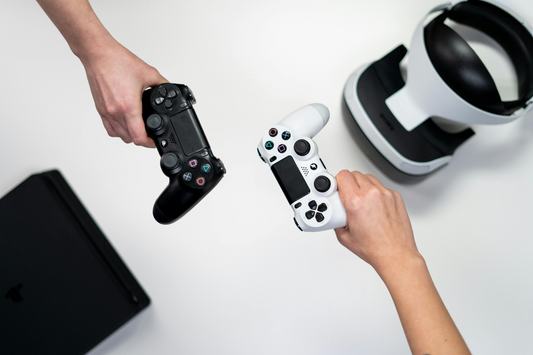 Sony Playstation Controller And VR headset