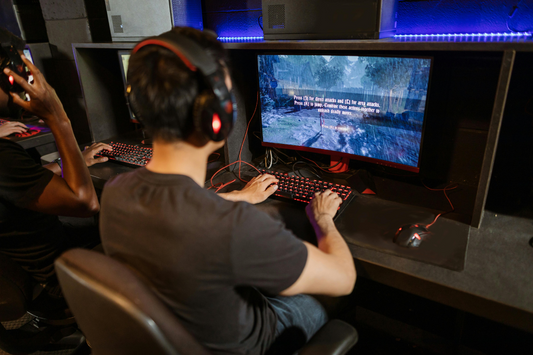 Individual playing games such as world of warcraft and other mmorpgs