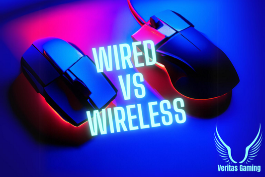 comparison between. a wired and a wireless mouse