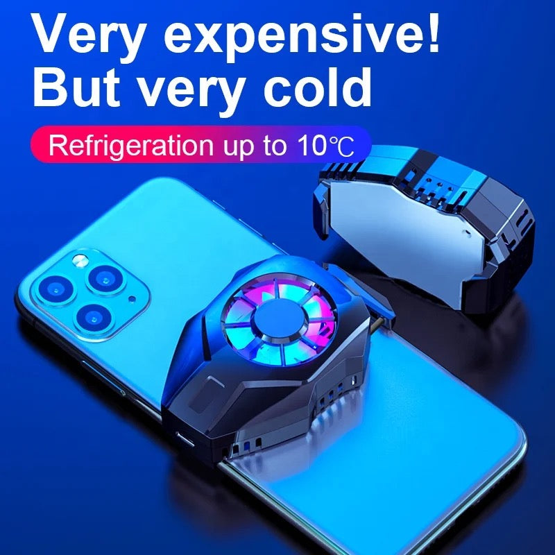 Gaming Cooler Mobile Phone Cooler Radiator PUBG Gaming Accessories Mobile Cooling Fan For Phone Semiconductor Radiator