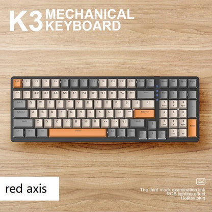 LED Mechanichal Gaming Keyboard Red Switch 100 KEY