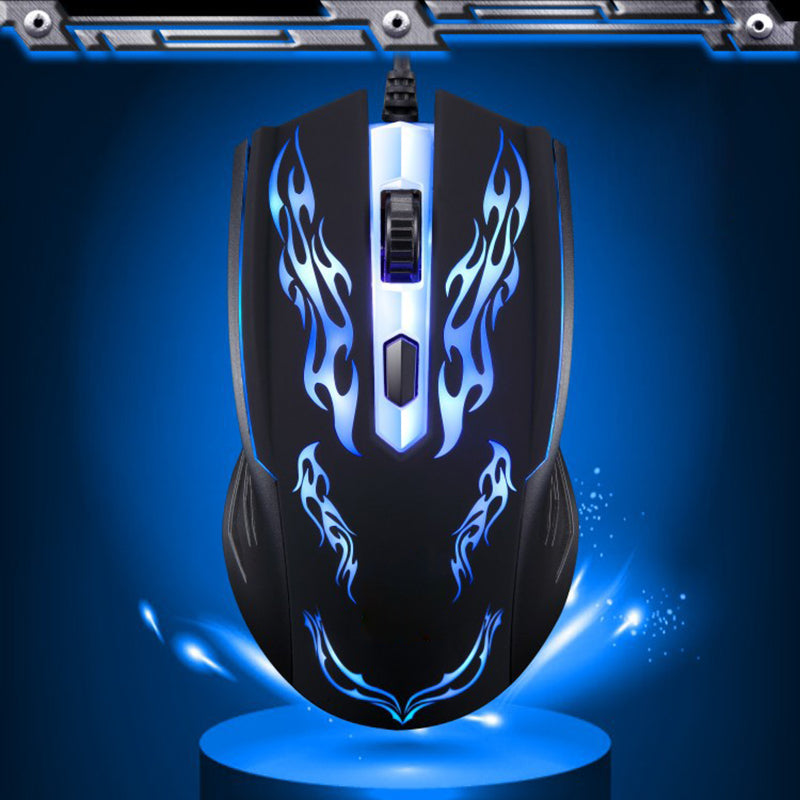 Gaming Mouse 7 Color LED Wired Optical USB Gaming PC Mouse Computer Laptop
