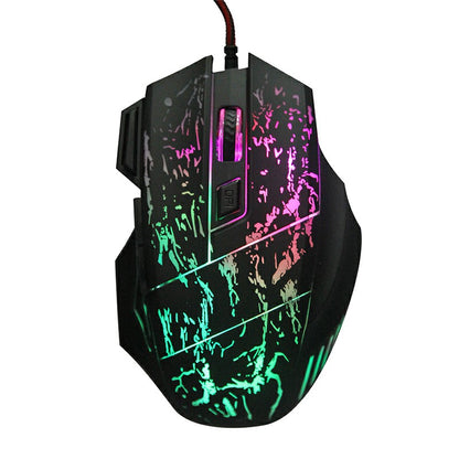 5500 dpi Optical Wired Gaming Mouse LED Backlit Professional Gaming Mouse