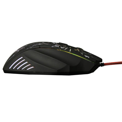 5500 dpi Optical Wired Gaming Mouse LED Backlit Professional Gaming Mouse