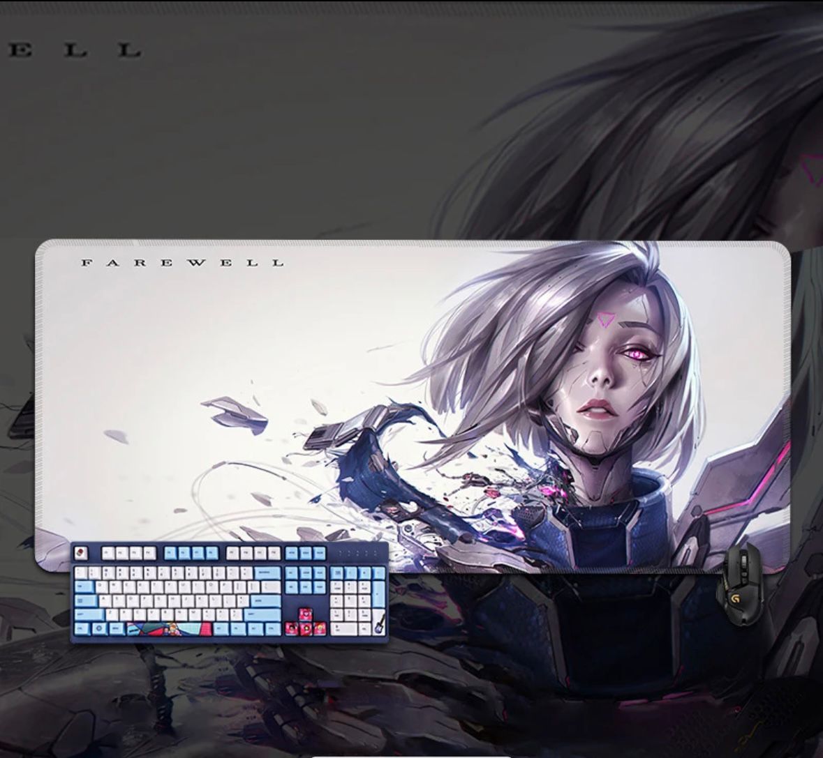 League Of Legends Character Large Smooth Gaming Mouse Mats Pads Darius, Camille, Ahri, Yasuo, Yone - Gaming Mouse Pads LoL Fans