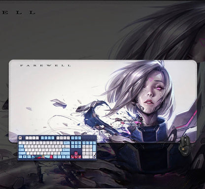 League Of Legends Character Large Smooth Gaming Mouse Mats Pads Darius, Camille, Ahri, Yasuo, Yone - Gaming Mouse Pads LoL Fans