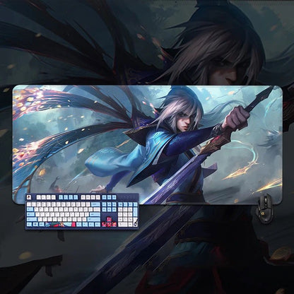 League Of Legends Character Large Smooth Gaming Mouse Mats Pads Darius, Camille, Ahri, Yasuo, Yone - Gaming Mouse Pads LoL Fans