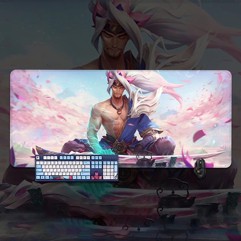 League Of Legends Character Large Smooth Gaming Mouse Mats Pads Darius, Camille, Ahri, Yasuo, Yone - Gaming Mouse Pads LoL Fans