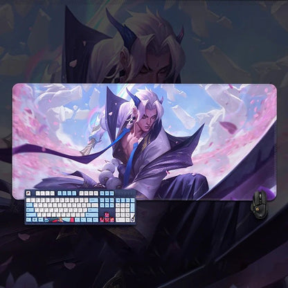 League Of Legends Character Large Smooth Gaming Mouse Mats Pads Darius, Camille, Ahri, Yasuo, Yone - Gaming Mouse Pads LoL Fans